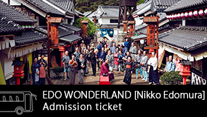 EDO WONDERLAND 【Nikko Edomura】 Admission ticket